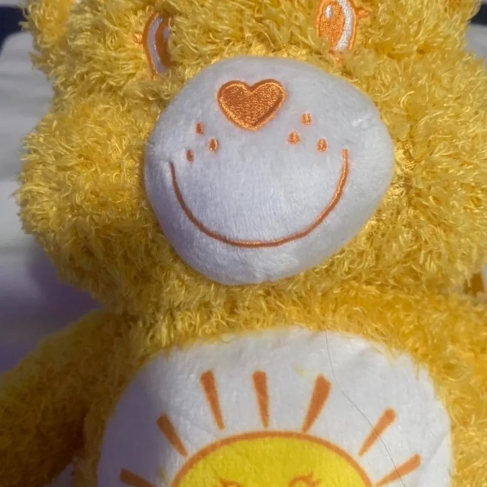 Care Bears Yellow Sunny Face Plush Bear